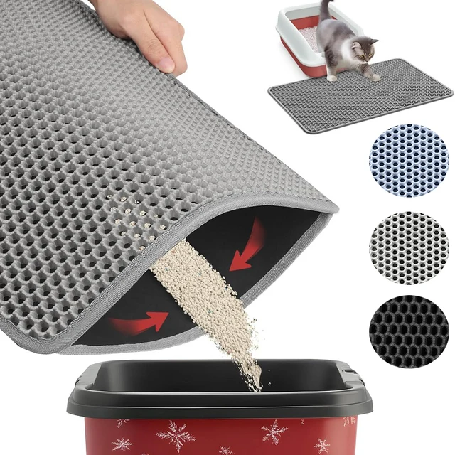 Cat Litter Mat Large Size Non Slip Pet Litter Box Filter Mat Double Layer Wear Resistant Waterproof Cat Litter Mat Pet Supplies Cat Litter Mat Large Size Non Slip Pet Litter Box Filter Mat Double Layer Wear Resistant Waterproof Cat Litter Mat Pet Supplies