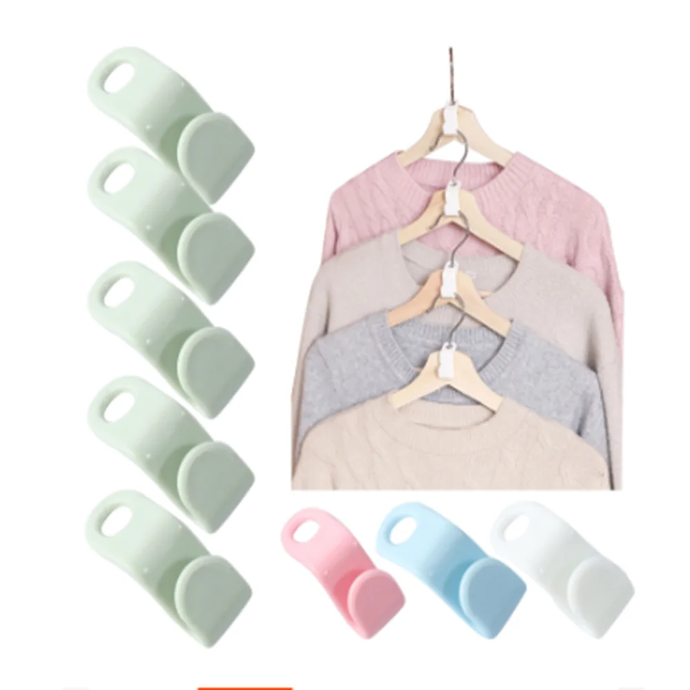 

Hanger connecting button Multi-functional wardrobe drying rack hook Storage and finishing plastic connecting hook