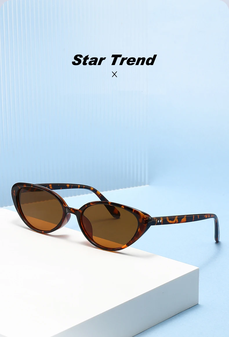 Schutzbrille 1/3 stücke Neue Cat Eye Kleine Rahmen Sonnenbrille Fahren Anti-Uv Sonnenbrille Damen Mode Gläser Unisex ﻿ – Detail 4