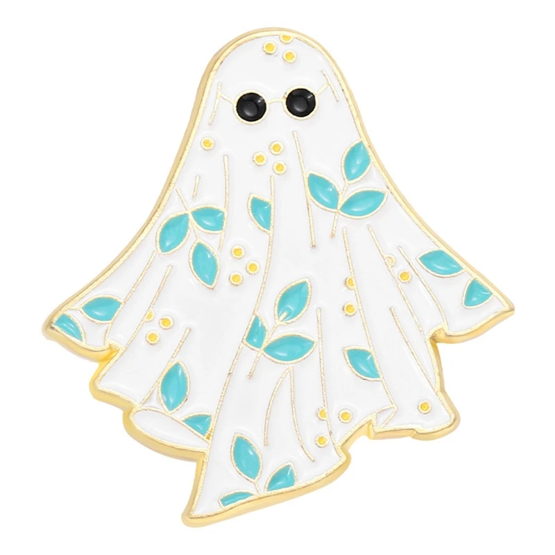 Halloween Horror Fantasma Rosto Gritando Crânio Emblemas Esmalte Pinos  Broche Medalhão para Roupas Lapela Pinos Mochila