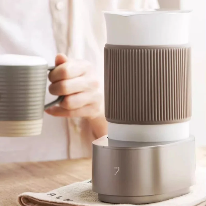 Electric Milk Foam Machine Household Automatic Coffee Cold And Hot Milk Foam Machine Milk Heating Milk Foam Cup Pull Flowers 3