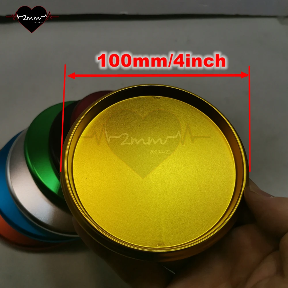 Mini Disc Golf heavy Metal Aluminum 4inch/10cm Diameter Accept Engrave Many Colors Choose