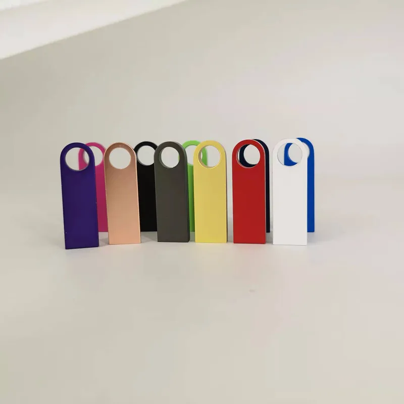 Free Custom LOGO Metal USB Flash Drive Flash Drive 1GB 2GB 4GB 8GB 16GB 32GB Music Memory Stick Company Gift 50PCS/lot