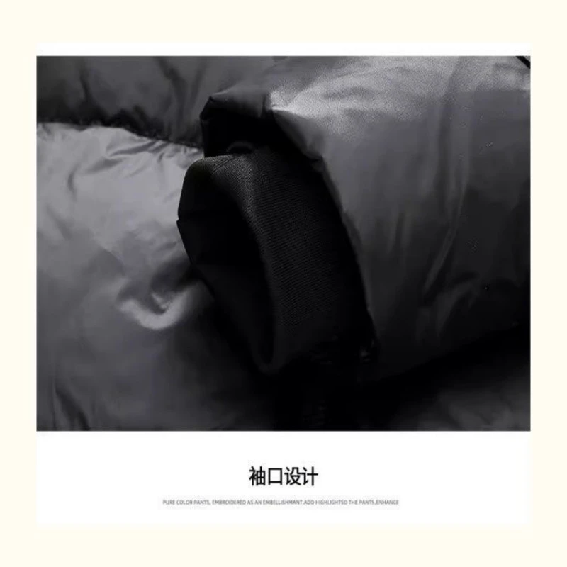 Autumn and Winter Men's Luxury Brand Hooded Down Jacket Goose Feather Jacket New Trend Fashion Outdoor Windproof Warm Jacket