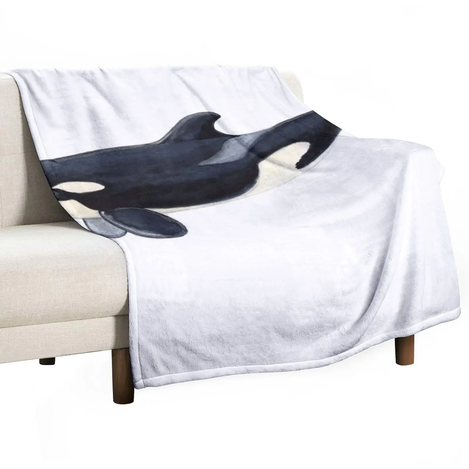 

Baby orca Throw Blanket fluffy blanket Blankets For Baby Bed covers