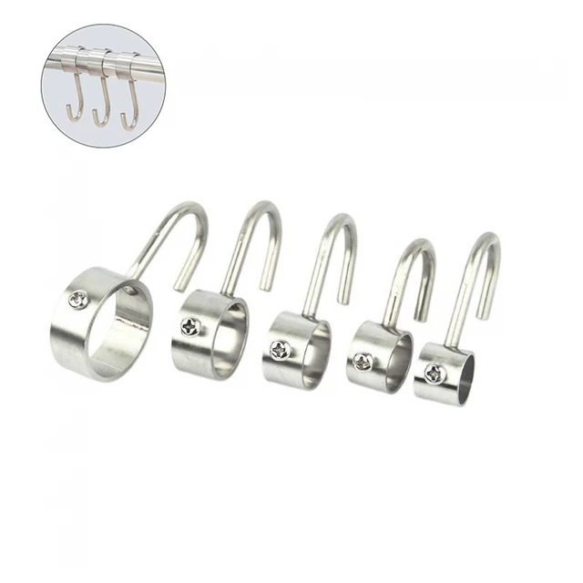 1 Piece 16 / 19 / 22 / 25 / 32mm Stainless Steel Adjustable J Typed Closet Rod  Hooks for Hanging Pots / Towels - AliExpress