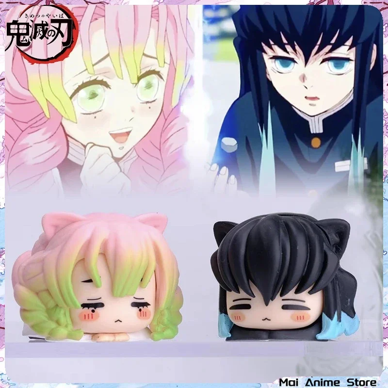 Figurines Mini Anime Demon Slayer – Lot De 10 Personnages Dont Tanjiro, Nezuko, Mitsuri – 6 Cm – PVC - 8