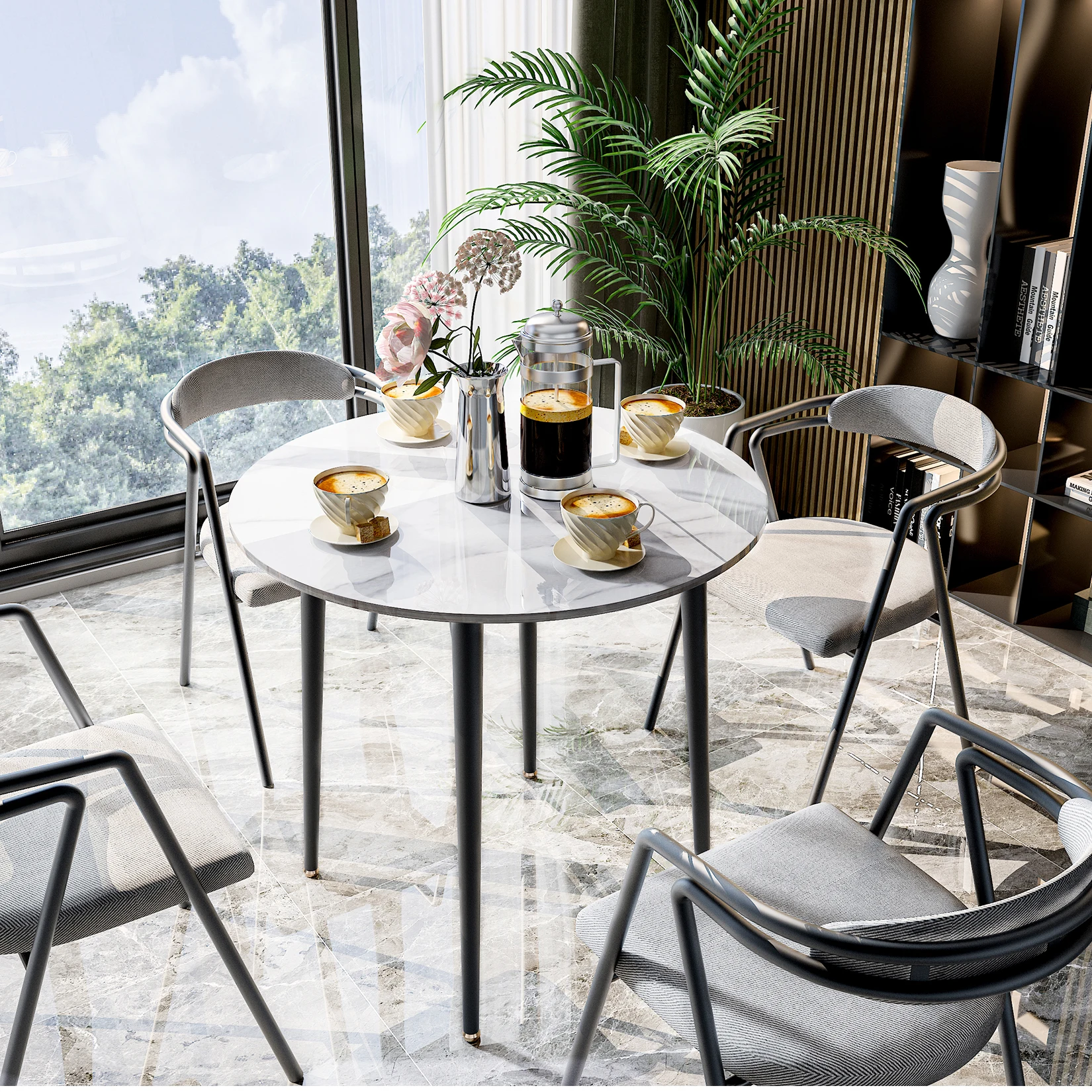Small dining table circle clearance