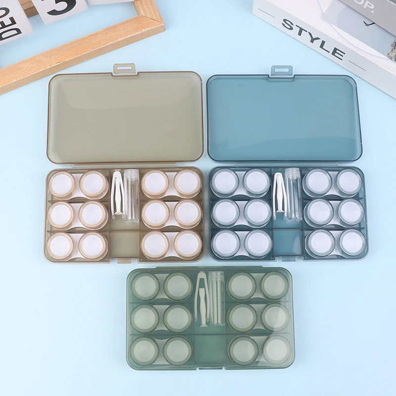 Portable Contact Lens Storage Case Box