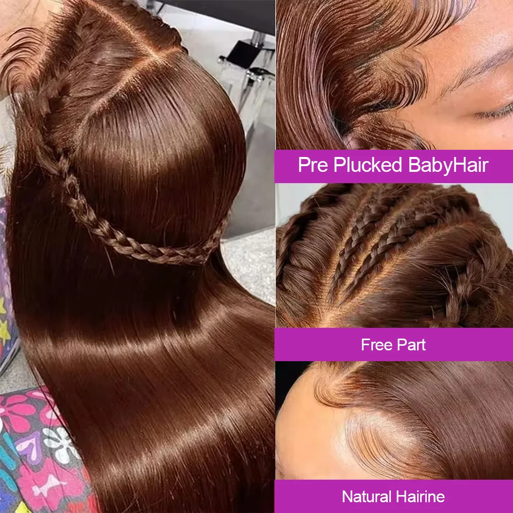 Close-up of lace frontal detail