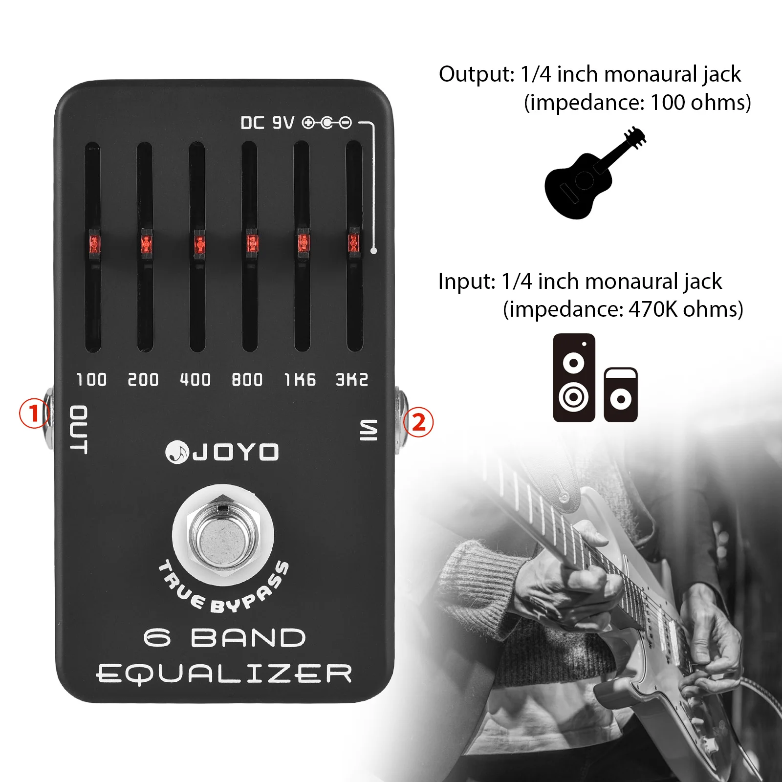 Junbyuhu 3 Band Gitaar Voorversterker EQ Equalizer voor Akoestische Gitaren Equalizer One Board Preamp Pickup Tuner Gitaar Tool Junbyuhu 3 Band Gitaar Voorversterker EQ Equalizer voor Akoestische Gitaren Equalizer One Board Preamp Pickup Tuner Gitaar Tool