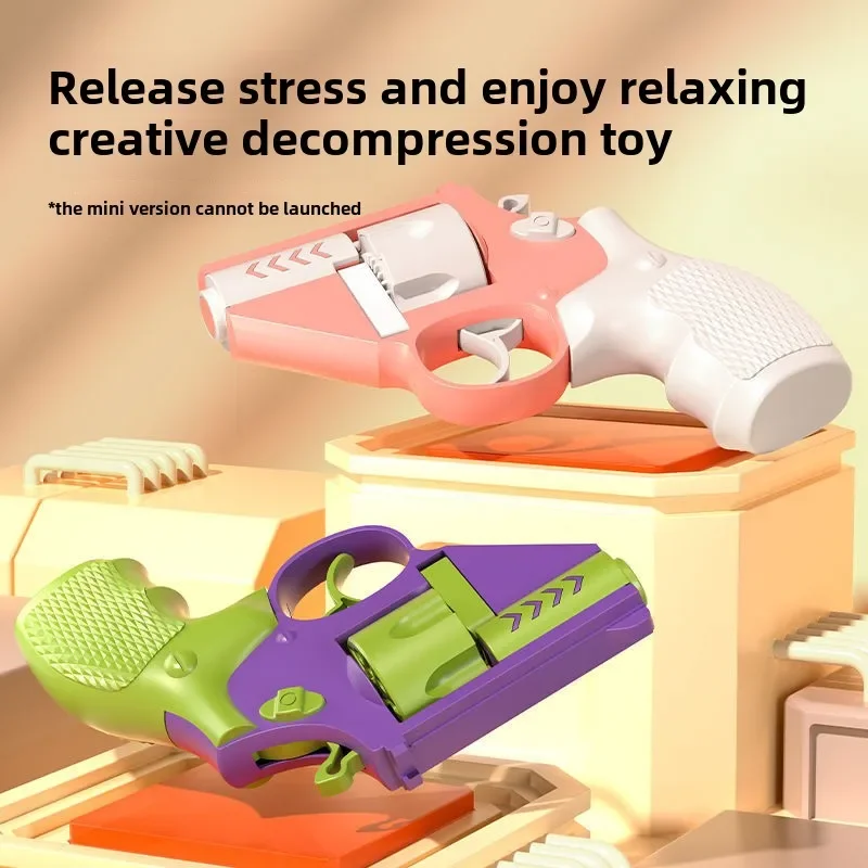 Fidget Toys 3D Printed Mini 1911 Fidget Blaster Stress Relief Toys for Adults Rotatable Design Suitable Anyone Best Gift