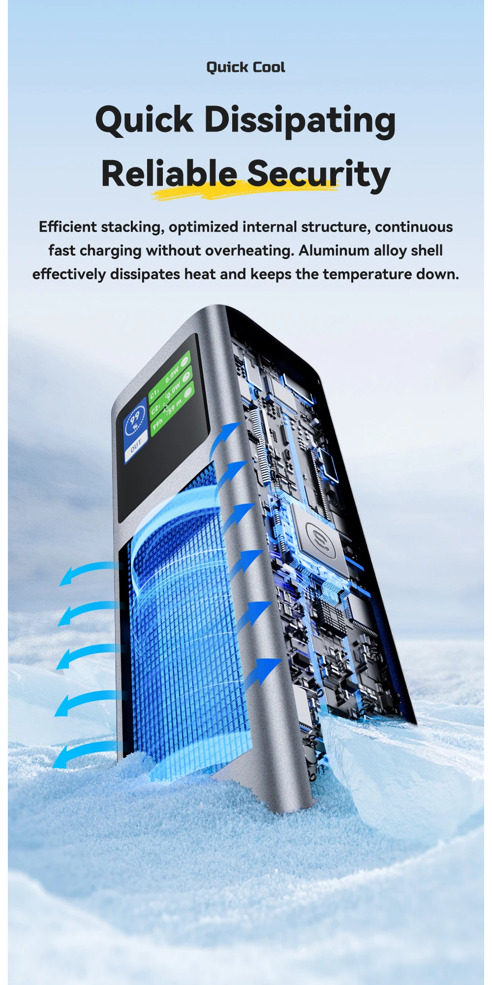 140W Power Bank 27000mAh PD3.1 Super Fast Charging Digital Display Portable Powe