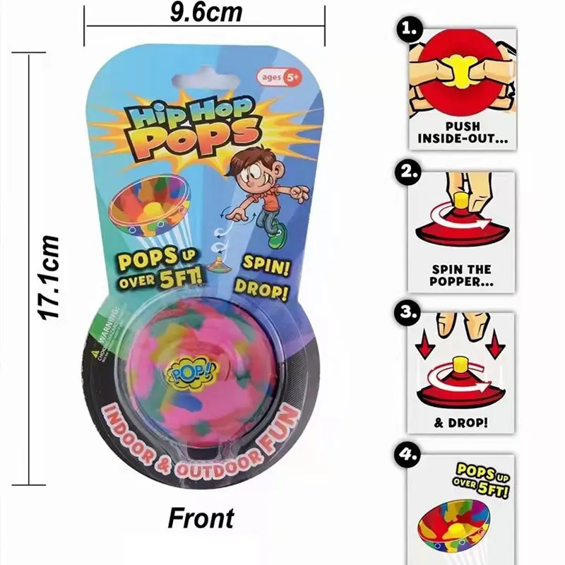 Bounce Bowl Toy Creative Outdoor Sports Hip Hop Jumps Relief For Kids