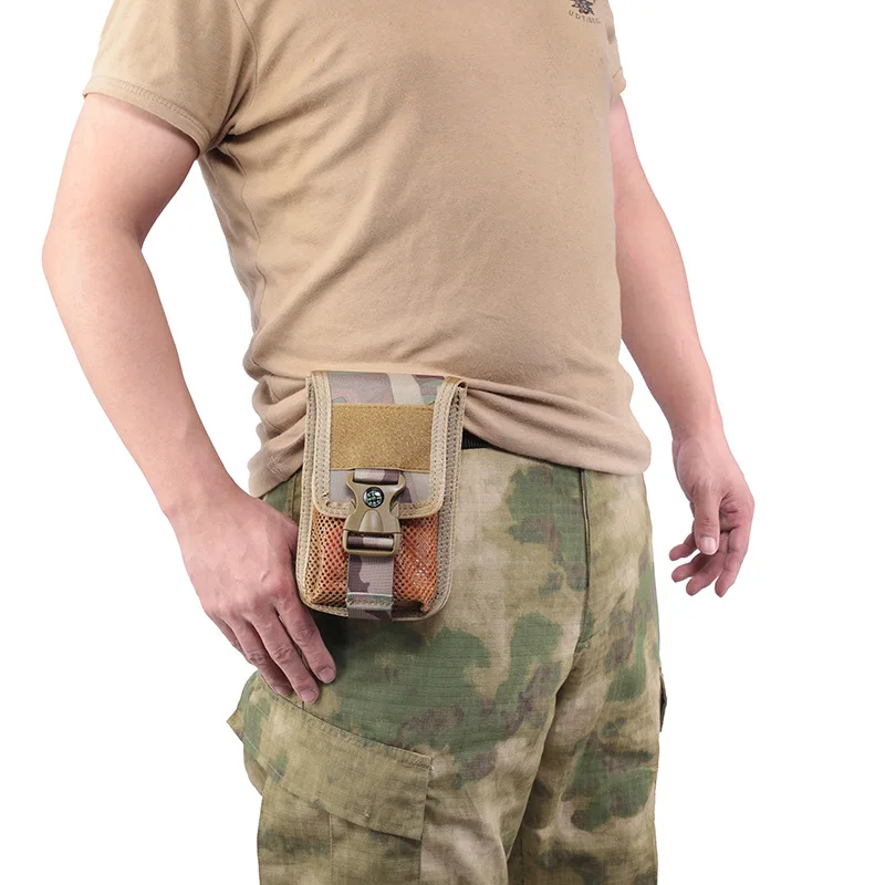 Tactical Phone Bag Molle Outdoor Hunting Waist Pouch