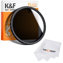 K&F Concept ND2 To ND400 37-82mm Slim Fader Variable Adjustable ND Neutral Density Lens Filter with Cleaning Cloth Free Shipping