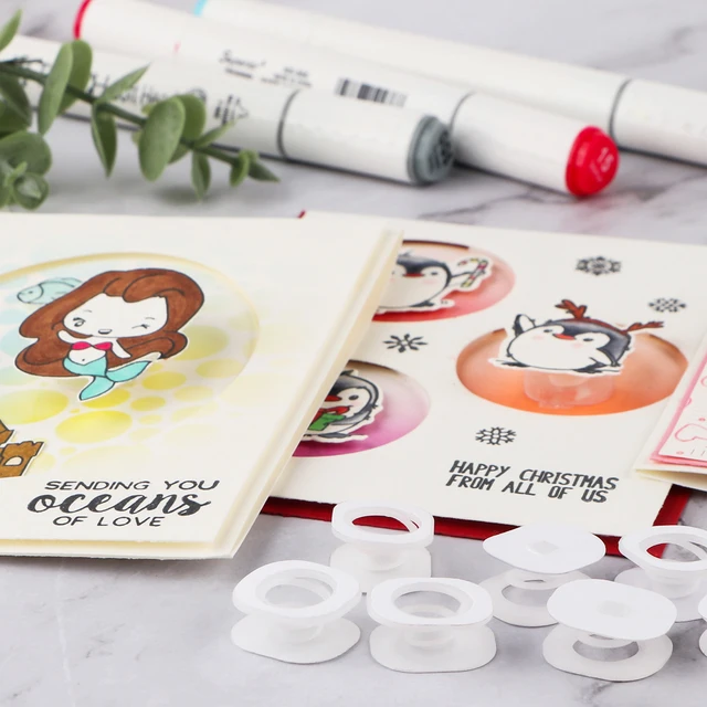 Set Timbri In Silicone E Fustelle In Acciaio Per Scrapbooking - 20 Pezzi, Fai Da Te, Biglietti