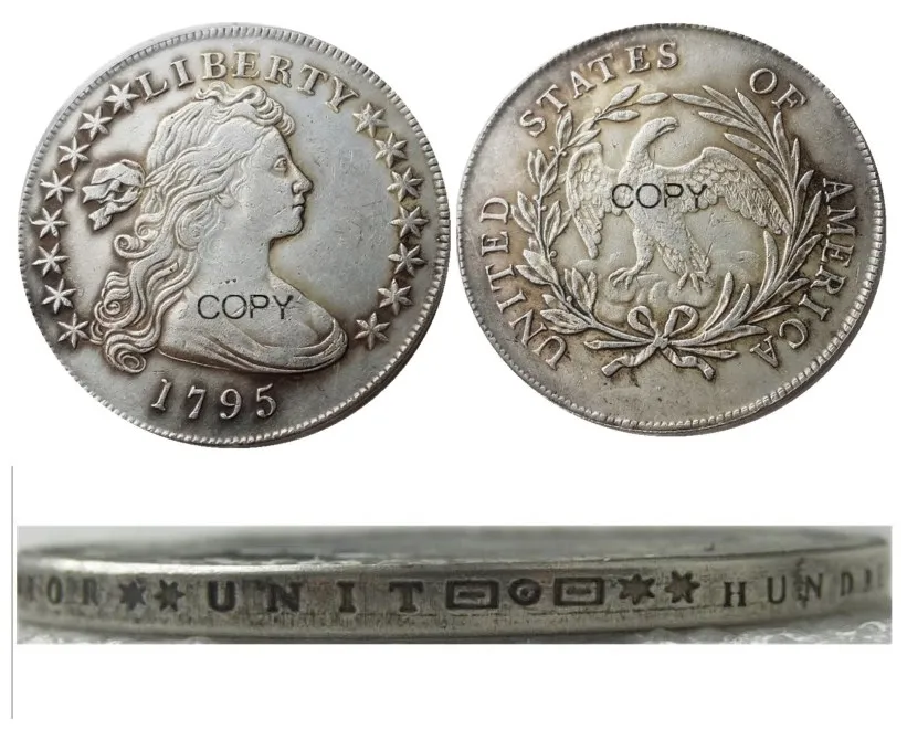 

1795 $ свобода доллар США Посеребренная КОПИЯ монета