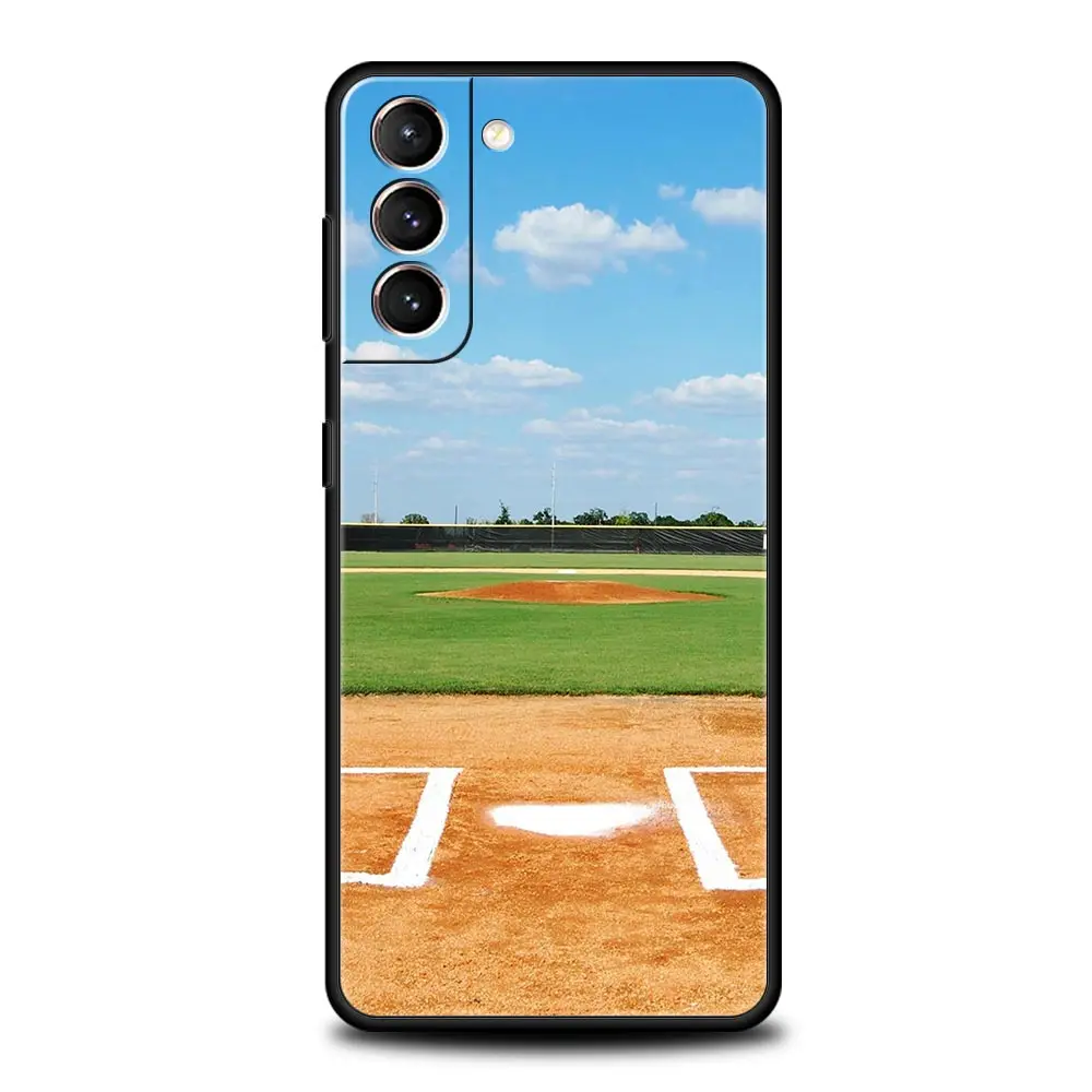 Silicone Baseball Design Phone Case - Soft and Durable Cover