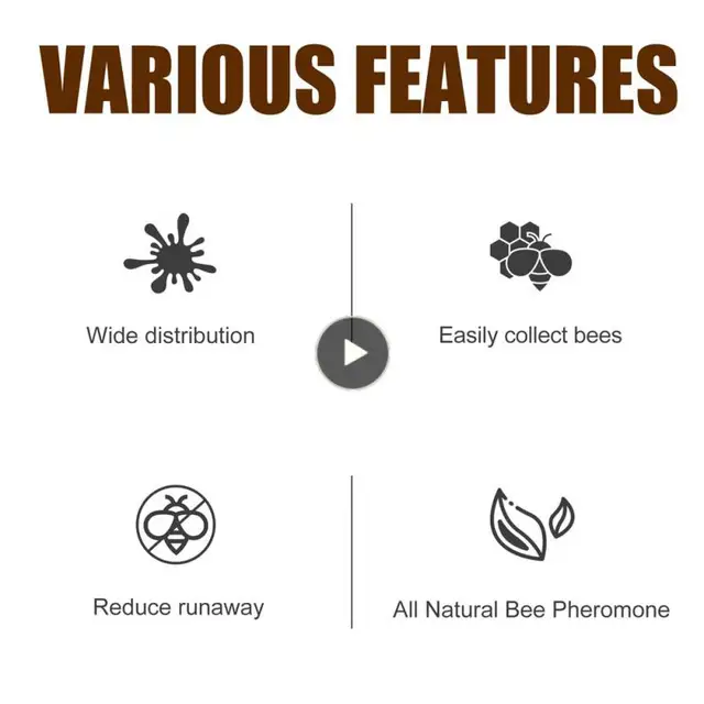 60Ml Méh Vonzerő Könnyen Gyűjti A Méheket Vonzza Az Ács Méheket, Vonzó Méhek Méhész Eszközök Csali