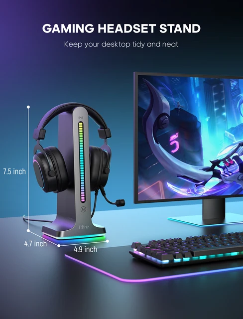 5 de los MEJORES SOPORTES para AURICULARES GAMING CALIDAD-PRECIO