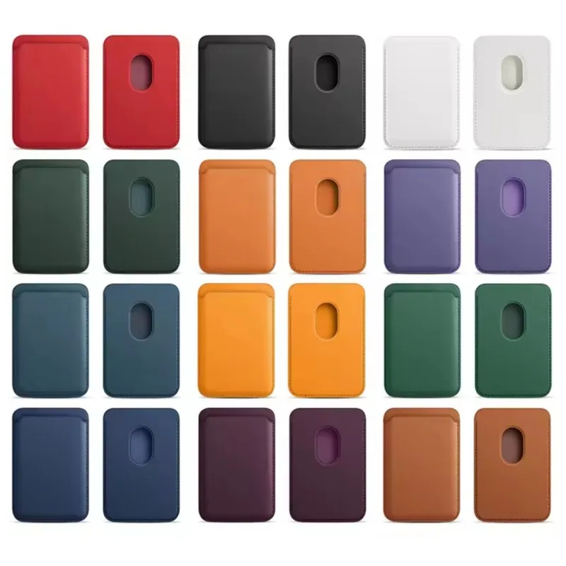 Premium Magnetic Leather Card Holder Wallet with Magsafe Technology
