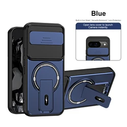Custodia per telefono magnetica shockproof migliorata con supporto | Design ibrido in armatura di grado militare