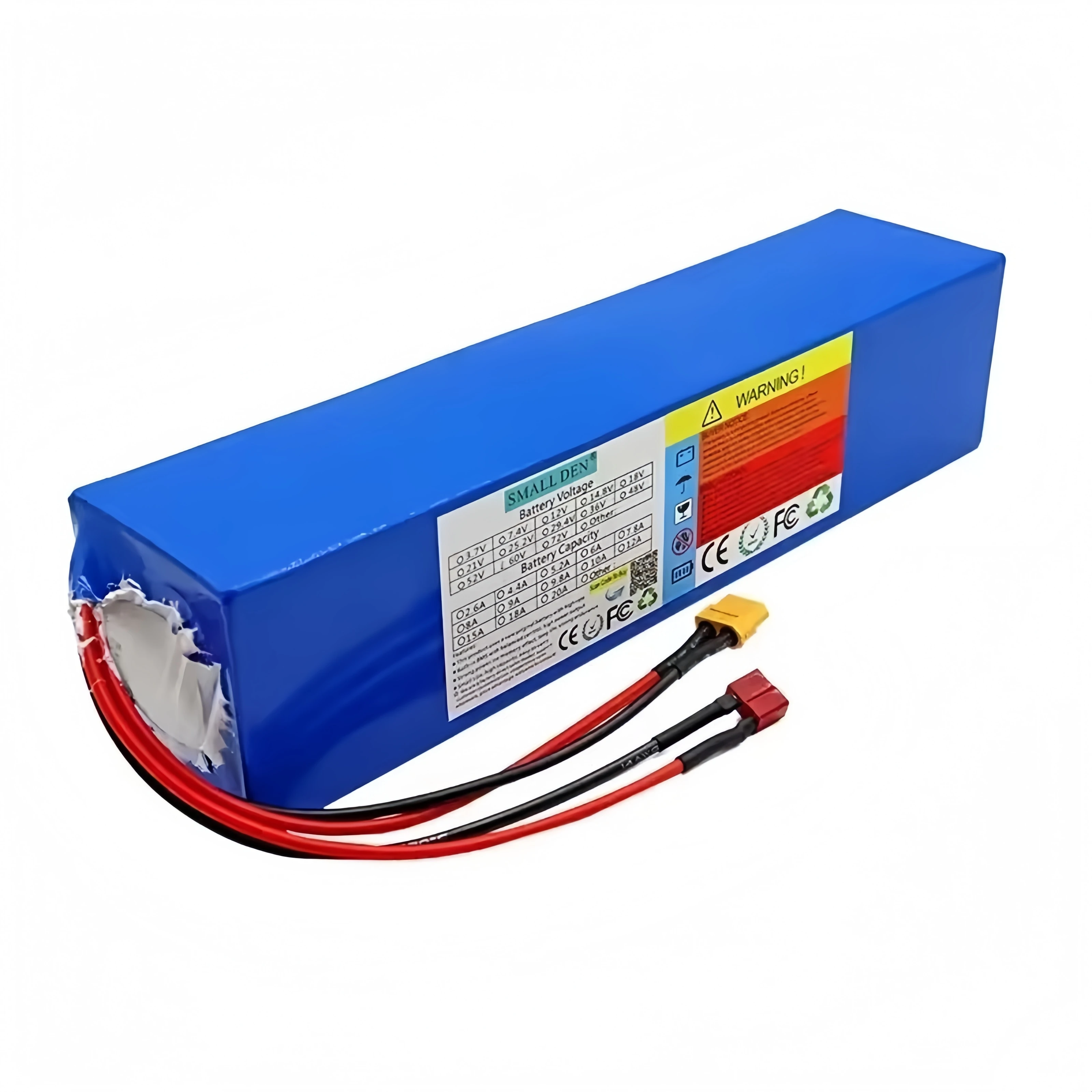 48V 20Ah lithium battery pack 21700 13S4P with built-in 30A BMS 1500W high-power 54.6V electric tool, spare battery+2A charger 4