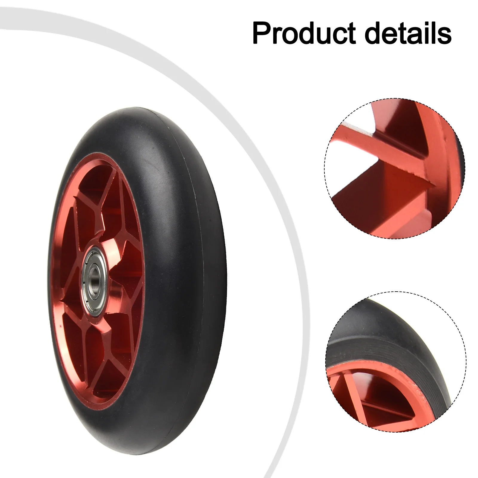 Description Picture 6 of itemRecreational Riding 110mm Scooter Wheels Aluminum Wheels Aluminum Alloy Wheels Lightweight And Strong Professional Scooter Parts