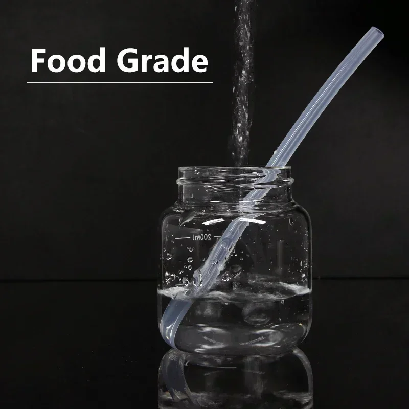 Food Grade Silicone Rubber Hose Transparent Plastic Tube Aquarium Air Watering Hose 1M~10M ID 0.5~20mm OD 1~28mm