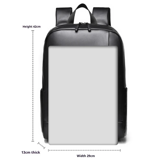 Fashionable and simple backpack, men's business laptop bag, large capacity, splash-proof, suitable for daily commuting, travel 2