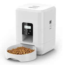 Smart Pet Feeder with 2L Capacity for Efficient and Balanced Feeding (WHITE)