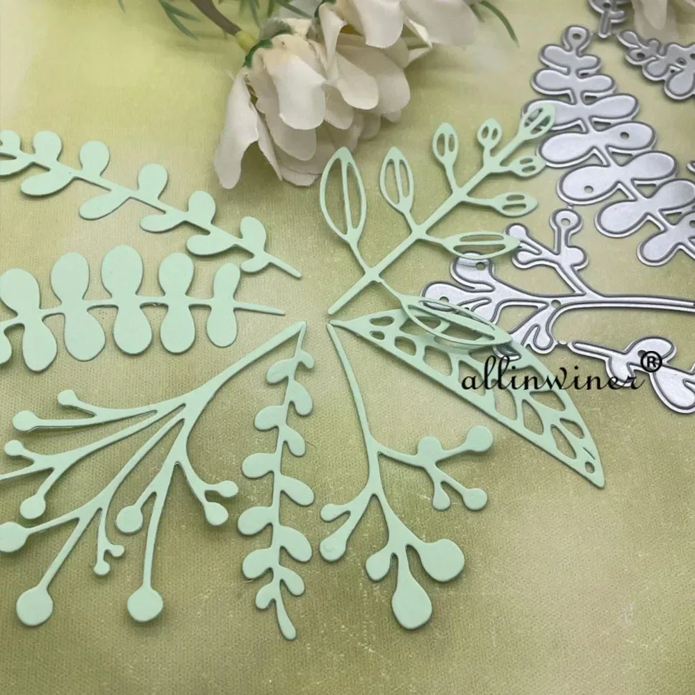 Blatt Serie Dekoration Metall Stanzformen Schablonen für DIY Scrapbooking dekorative Prägung Handwerk Stanzvorlage