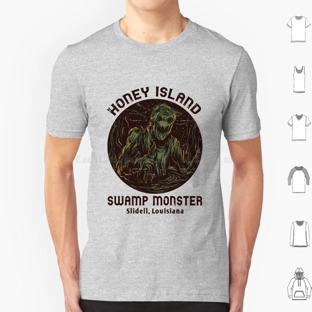 Honey Island Swamp Monster Slidell Louisiana Cryptid T Shirt Cotone Uomo Donna Stampa Fai Da Te Honey Island Swamp Monster Swamp