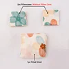 3PC Flower World Fitted Sheet Floral pattern 100%Polyester 1Fitted Sheet 2Pillowcase Queen/King Size Four Seasons No Pillowcase 2