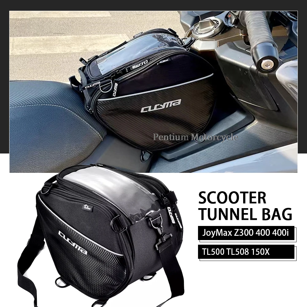 Motorcycle Fanny Pack JoyMax CRUiSYM XMAXSYM 300 Z300 Tunnel Seat Bag For SYM Z300 400 400i TL500 TL508 150X Saddle Bags