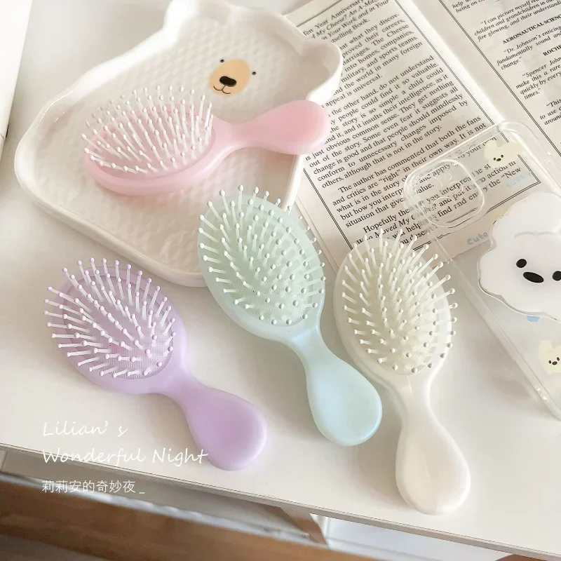Curly Hair Brush Hair Brush Comb Hair Comb Hair Comb Set 1 Piece Small Toddler Girl Hair Brush Massage Air Cushion Comb for Kids