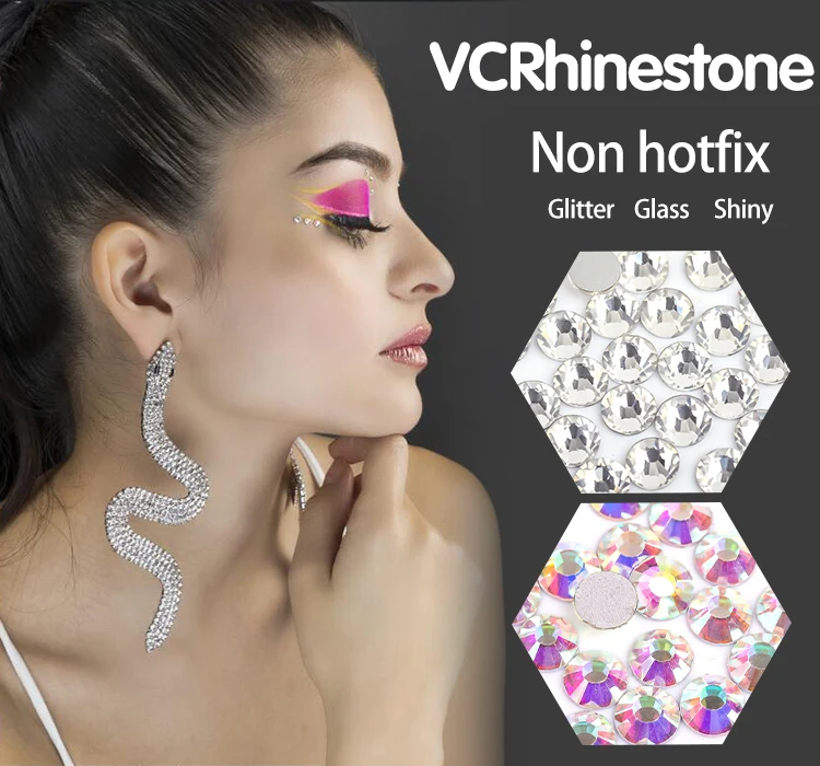VC Aurora/Phantom/grüner Glanz/Rosen glanz SS4-SS30 Glas Strass Kristall Flatback Steine für Nail Art DIY Handwerk Dekorationen – Detail 10