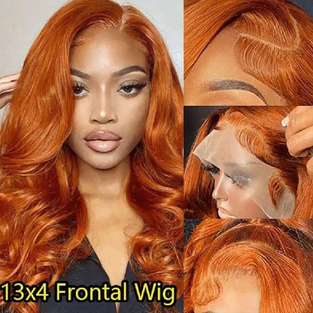 22 Inch 200% 13x4 Glueless Wig HD Lace Body Wave Human Hair Wigs for Women 16-34 Inch