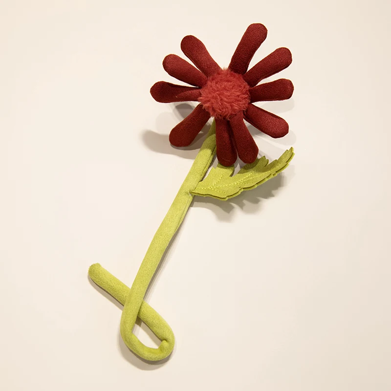 Charming Rose Plush Bouquet, Soft Fluffy Flower Gift for Birthday or Home Décor