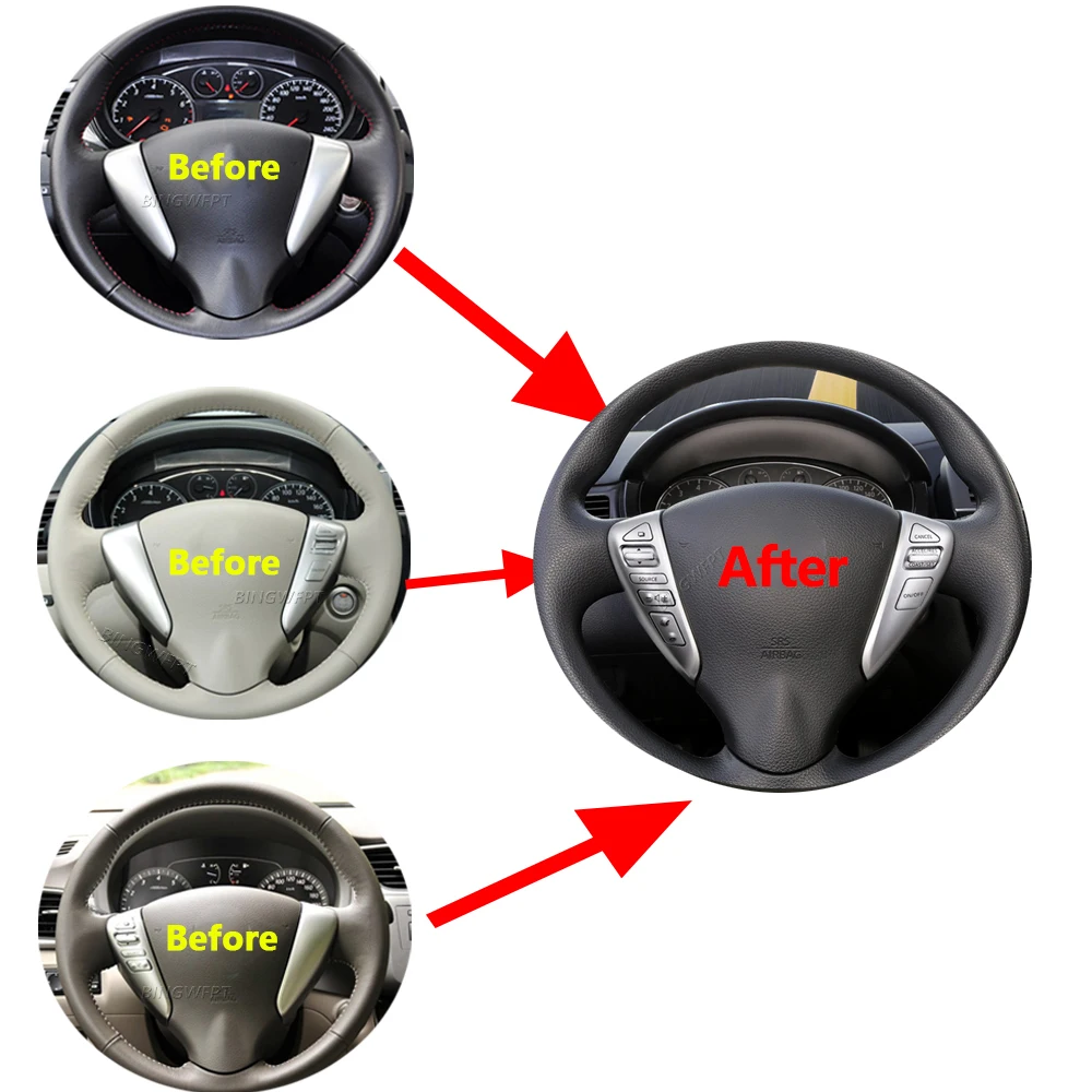Steering Wheel Cruise Control Cruise Switch For Nissan Sentra Livina Almera Cube