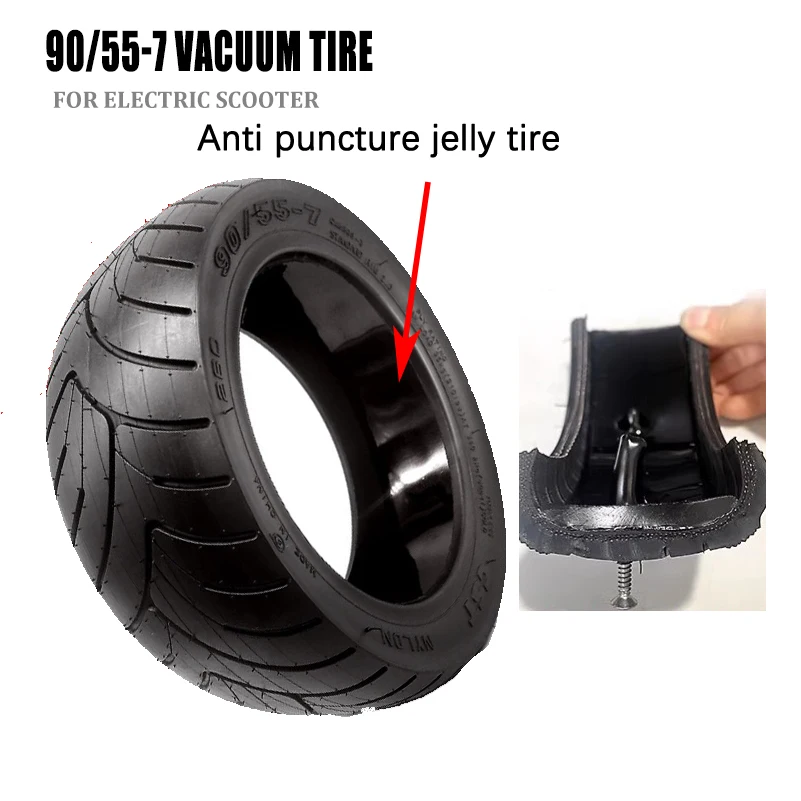 

Original CST Tubeless Tire Tires For Segway Ninebot GT1 GT2 SuperScooter Electric Scooter 90/55-7 Vacuum Gel Outer Tyre Parts