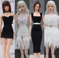 Ensemble de vêtements personnalisés/robe de tailleur personnelle, haut, jupe, costume, tenue pour poupée Xinyi FR blythe ST bb de 30cm/noël 2