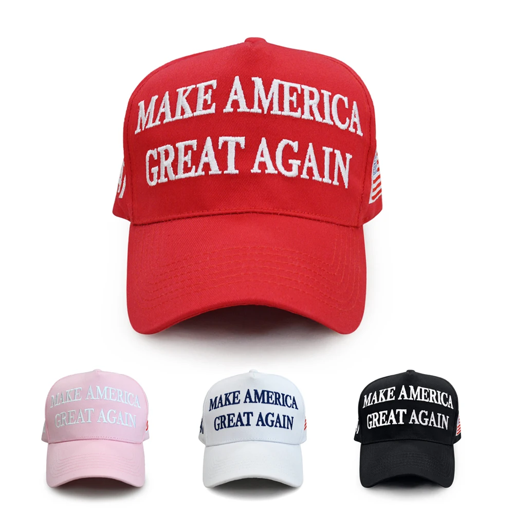 90% Cotone Ricamo Cappello MAGA Trump - Berretto Baseball Regolabile Make America Great Again Maga Hat