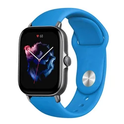 Durable Silicone Watch Strap - 20mm/22mm Premium Band - 20mm watch band (Denim Blue)