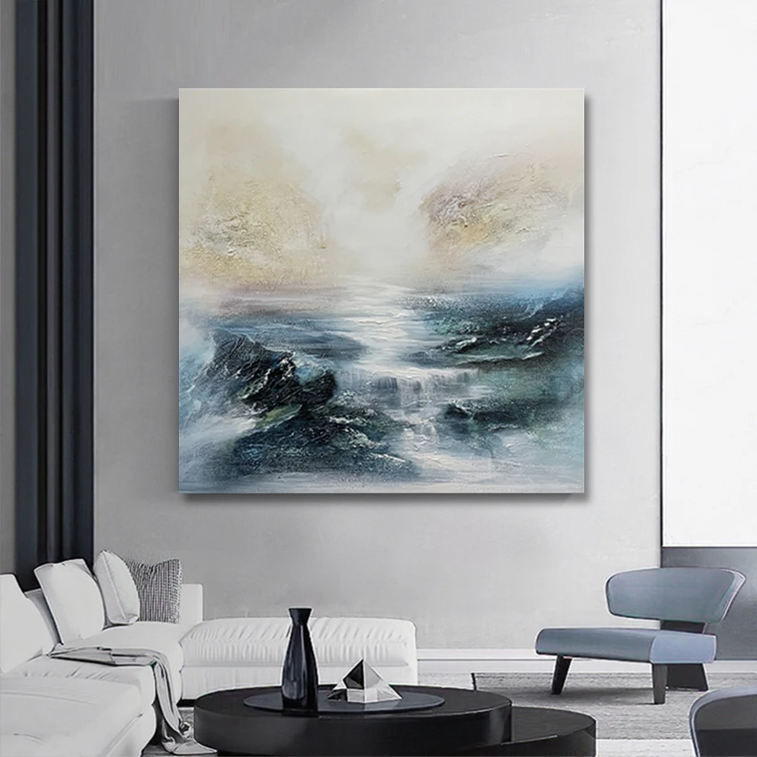 

No Framed Textured Oil Painting Abstract Art Dropshipping Canvas Pictures For Living Room Wall Decoration Home Decor Artwork