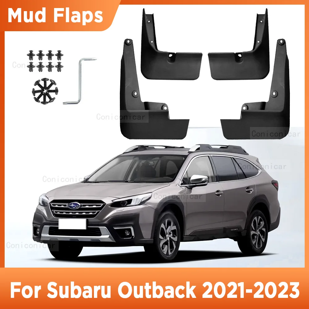 4PcsForSubaruOutback202120222023MudflapsMudGuardsFlapsSplash