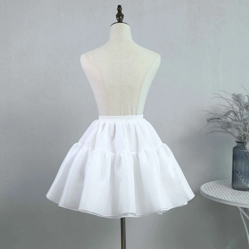 Cosplay Fish-bone Short Skirt Lolita-Slip Liner Cute Star-Girls Skirts Adjustable Wedding Dress Underskirt Petticoat