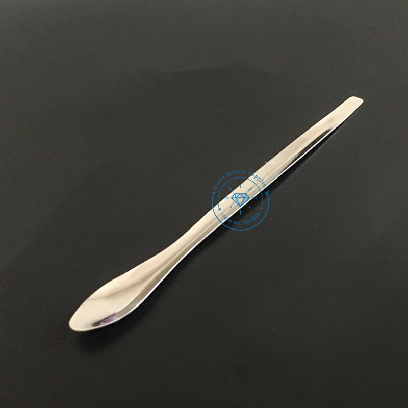 실험실 스테인레스 스틸 약품 샘플 무게 숟가락 학교 실험 장비 3 개/대 (10/12/14cm)