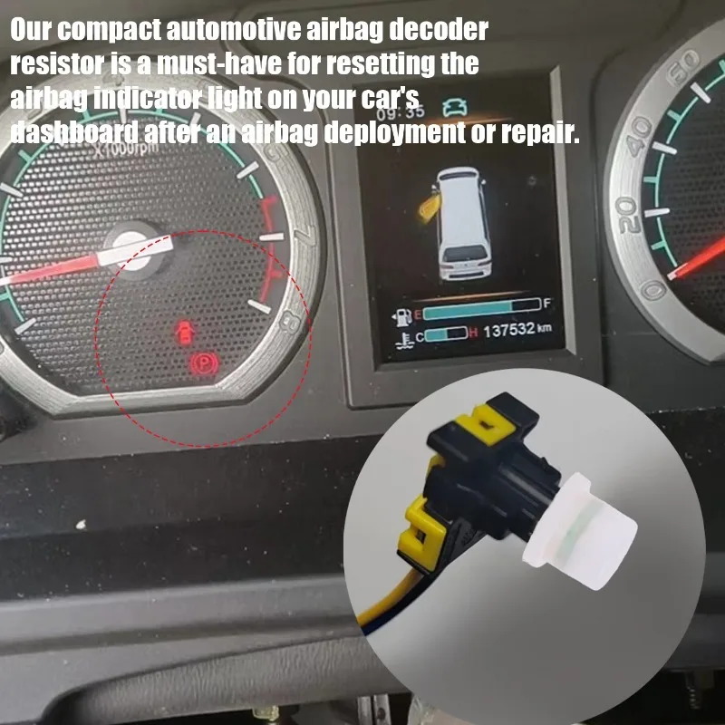 100/1Pcs Car Airbag Decoder Shielding Resistor Reinforced Chip Shielding Resistance Airbag Resistors Car Repair Accessories airbag decoder